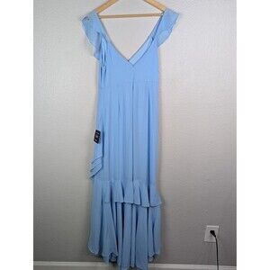Lulu's Light Blue Maxi Dress